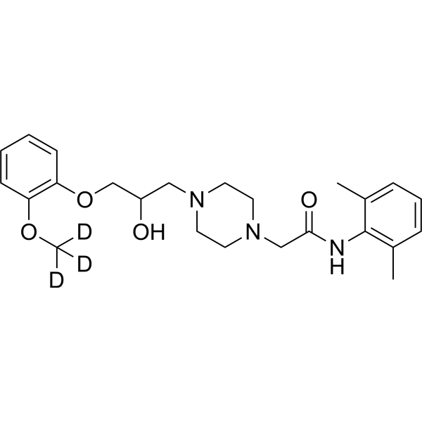 Ranolazine-d3 (ranolazine d3) 1054624-77-9
